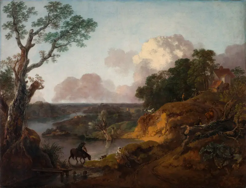 Widok w Suffolk, 1755, Thomas Gainsborough