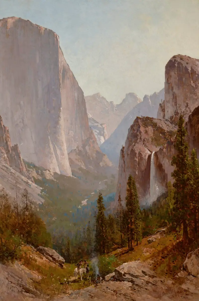 Widok na Yosemite, Thomas Hill
