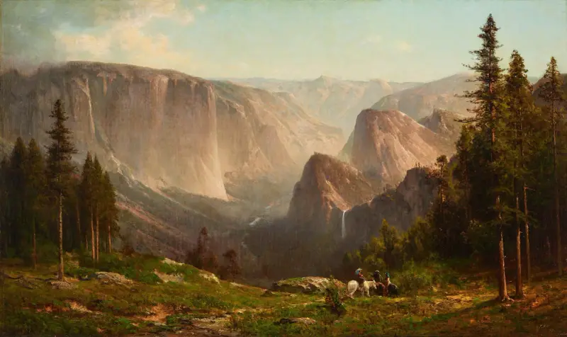 Yosemite, 1871 av Thomas Hill