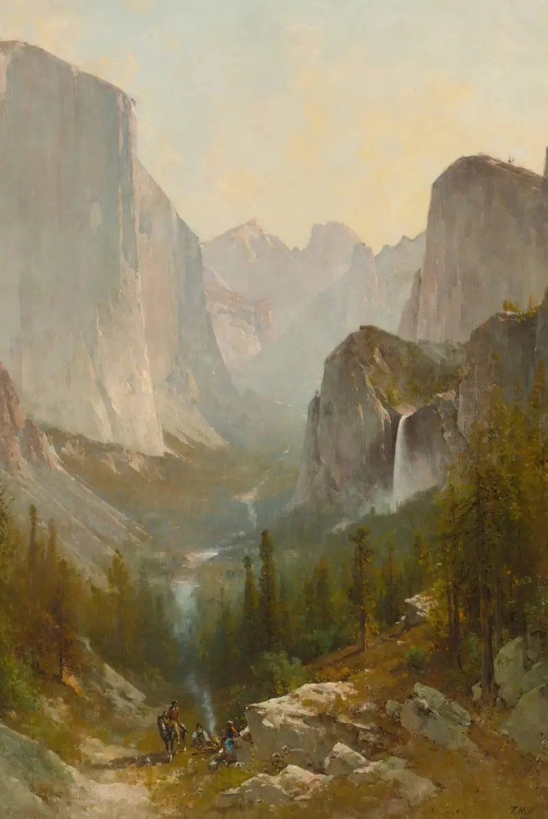 Yosemite Valley, 1889 av Thomas Hill