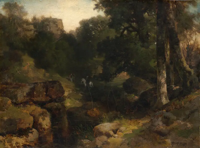 Údolí, Thomas Moran