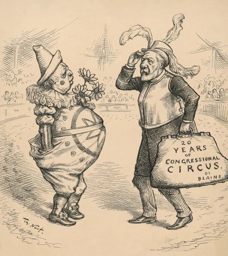 20 Jahre Kongresszirkus von Thomas Nast
