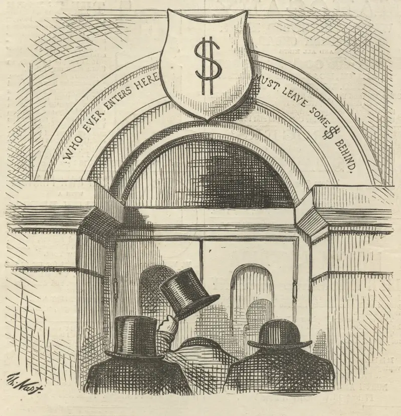 Eine Warnung an den US-Senat von Thomas Nast