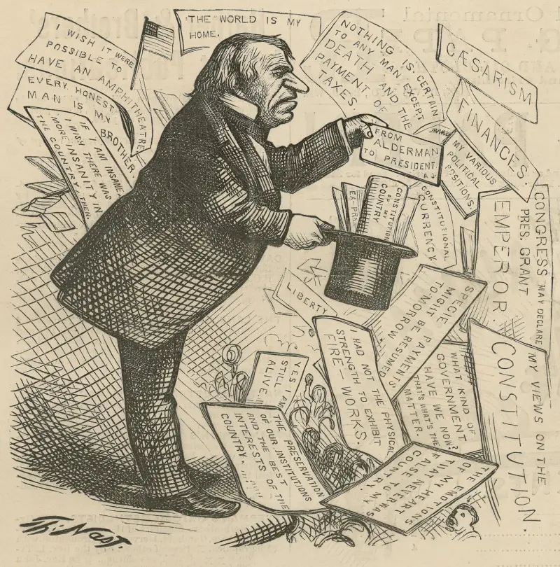 Andy lever än och är i farten med sina gamla trick av Thomas Nast