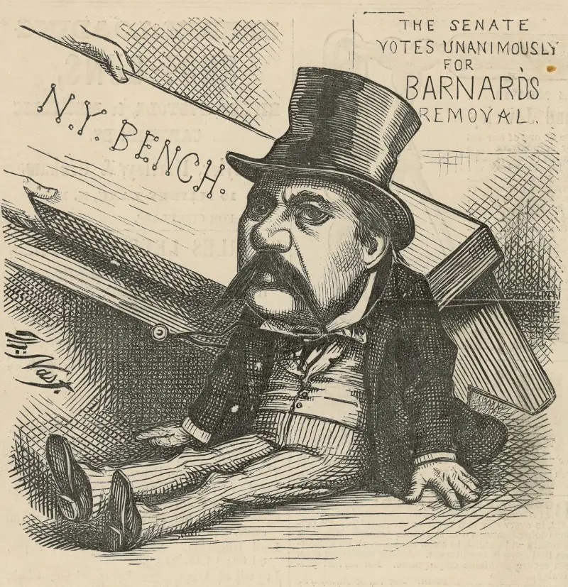 Another fall, my countrymen! Next!. av Thomas Nast