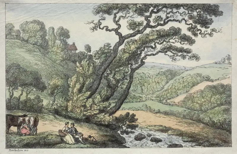 A Cornish View av Thomas Rowlandson