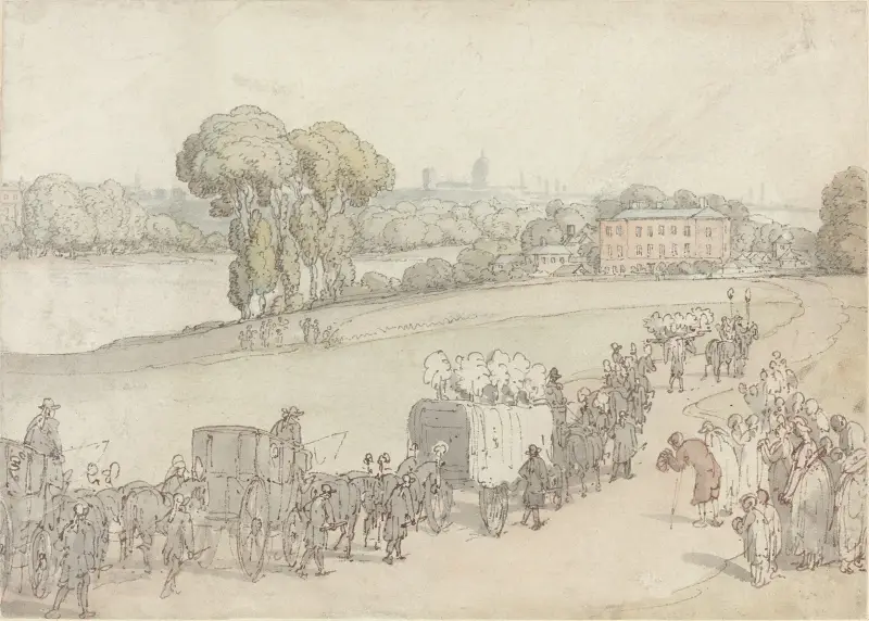 Kondukt pogrzebowy, Thomas Rowlandson