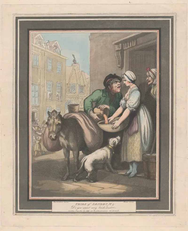 Nr 4; Vill ni ha tegelmjöl? av Thomas Rowlandson