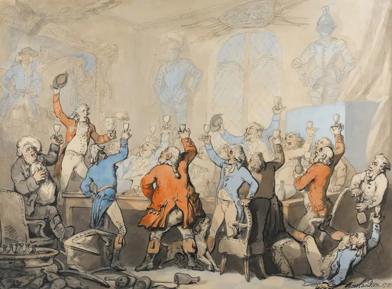 Polowanie na obiad, Thomas Rowlandson