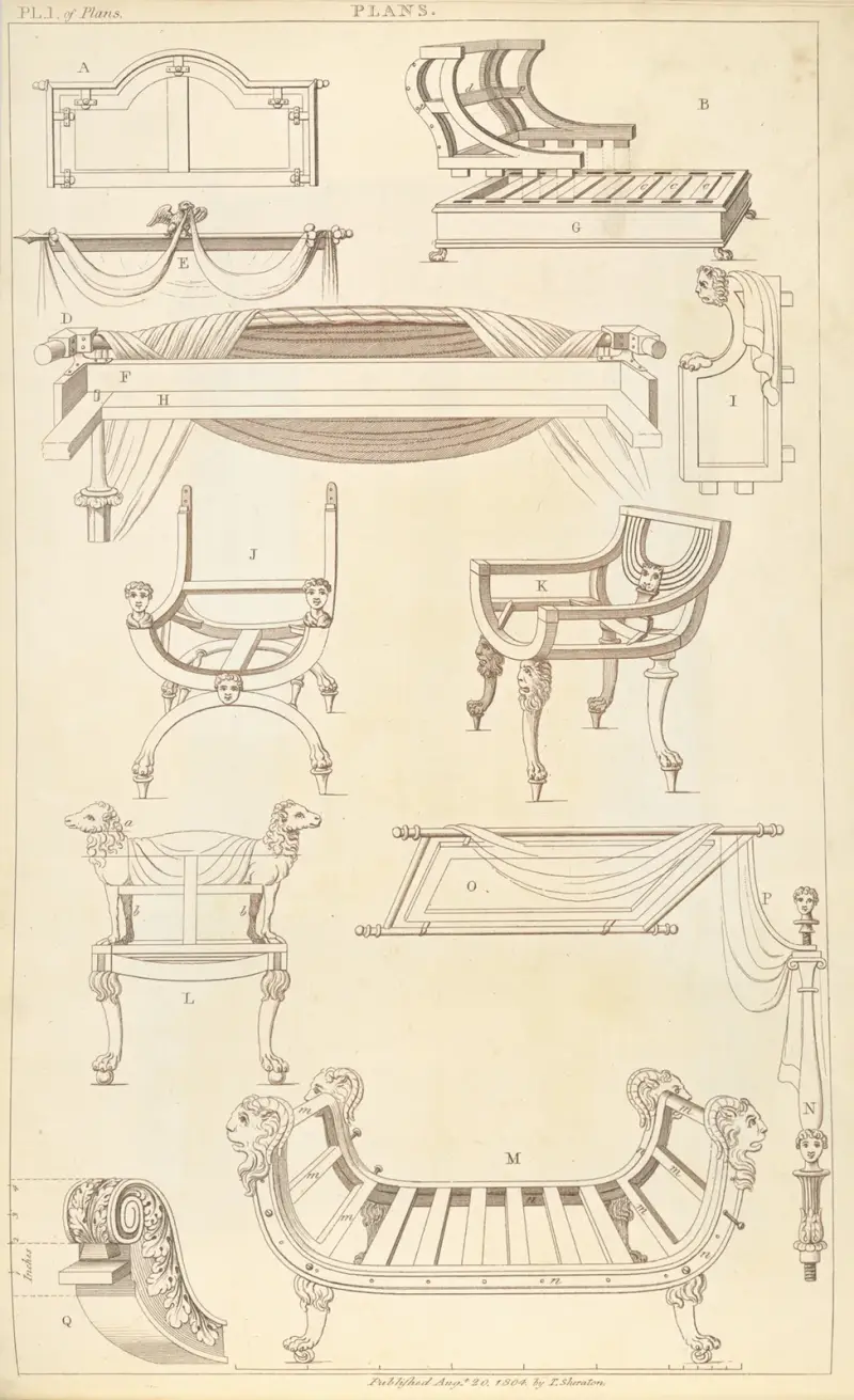 Plans av Thomas Sheraton