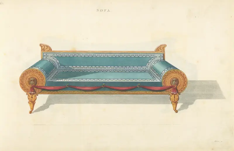 Sofa, Thomas Sheraton