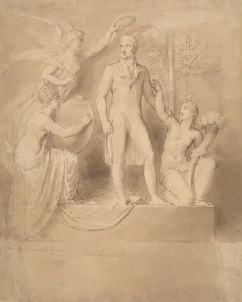 A Study for the Wellington Monument av Thomas Stothard