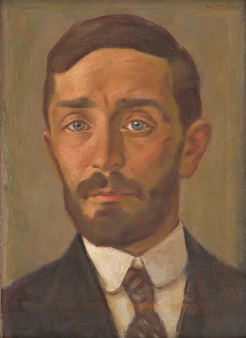Self-Portrait, 1920 av Milan Thomka Mitrovský