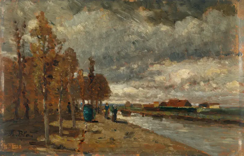 Kanal i Holland av Tina Blau