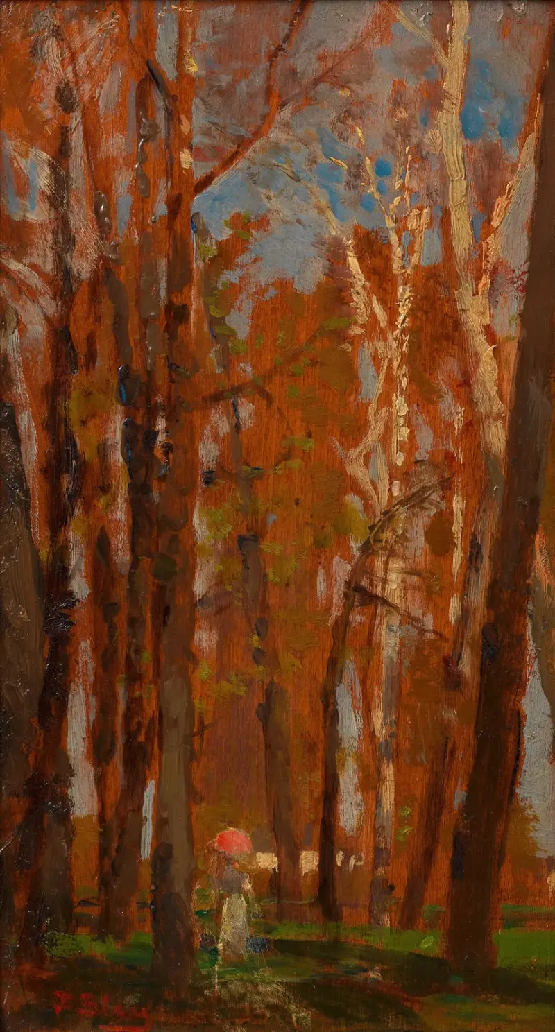 Praterbäume, Tina Blau