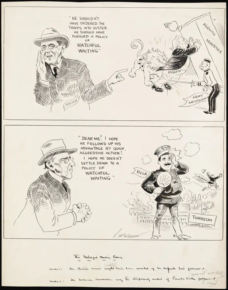 Polityka wyczekiwania, John Tinney McCutcheon