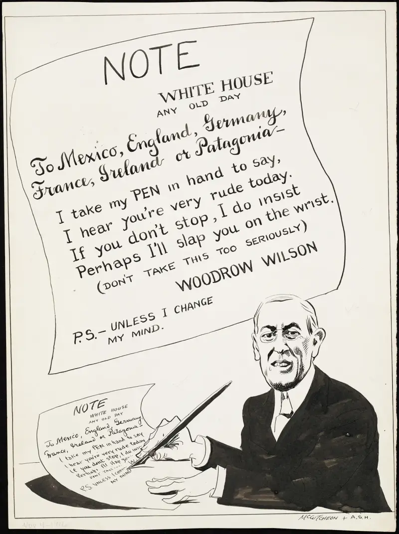 Till Mexiko, England, Tyskland, Frankrike, Irland eller Patagonien av John Tinney McCutcheon