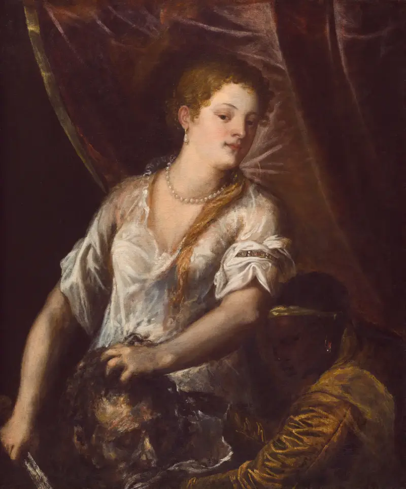 Judith und ihre Magd mit dem Haupt des Holofernes von Titian