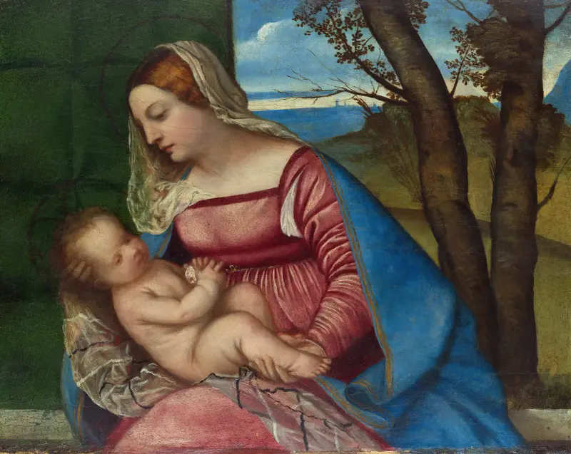 Madonna and Child av Titian