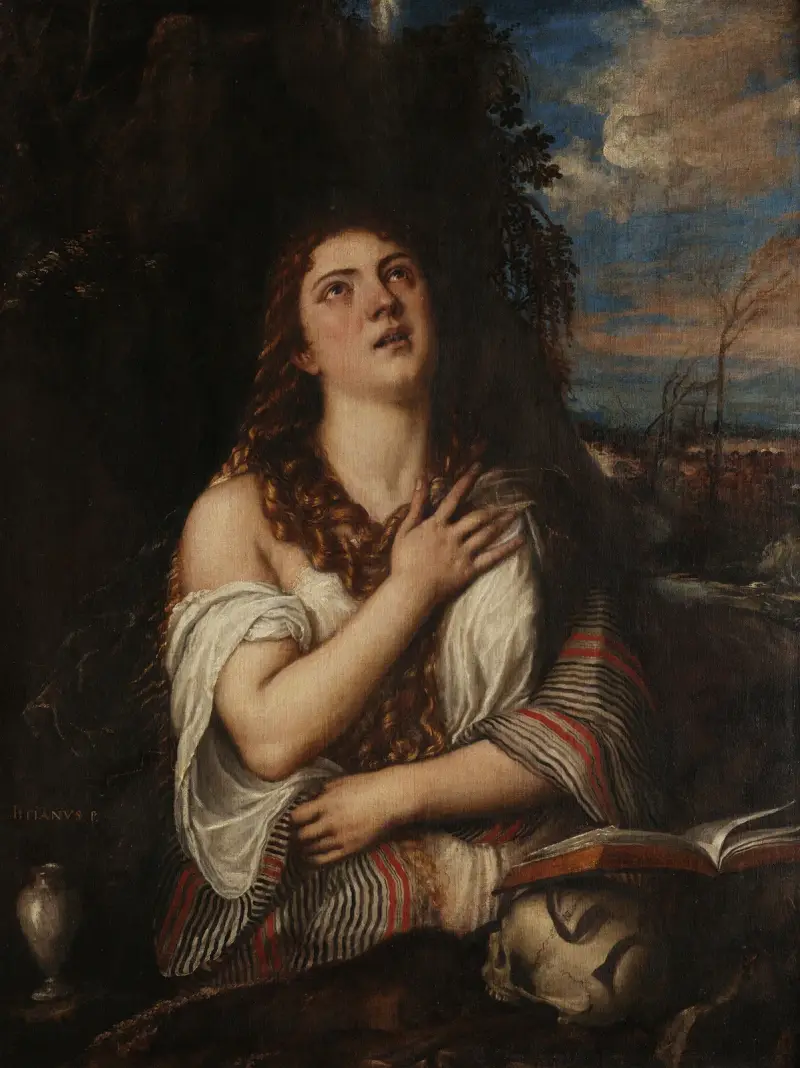 Penitent Magdalene av Titian