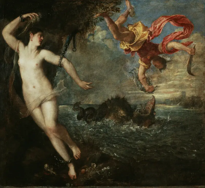 Perseus und Andromeda von Titian