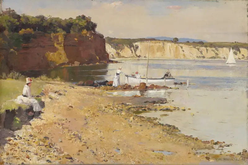 Schlummerndes Meer, Mentone von Tom Roberts