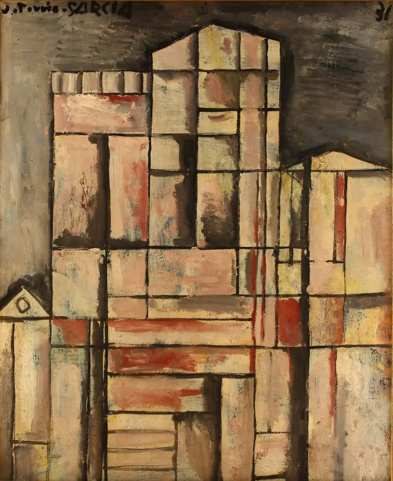 Budowa katedry, Joaquín Torres-García