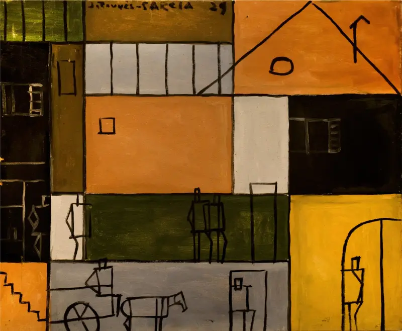 Pintura constructiva, 1929 – nr 1 av Joaquín Torres-García