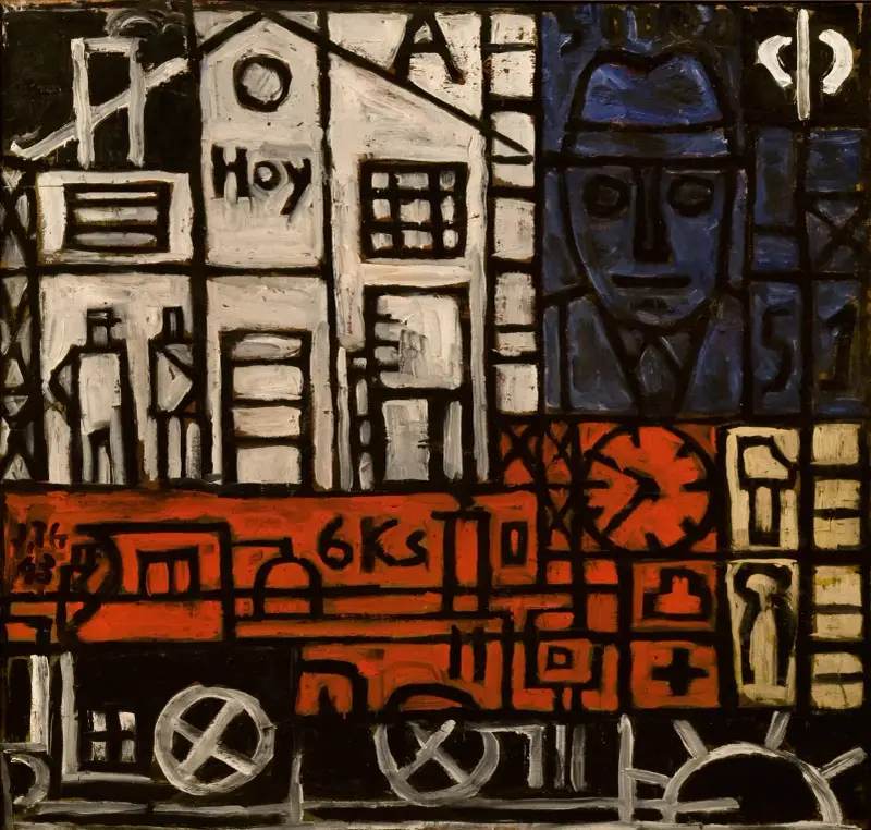 Pintura constructiva, 1943 av Joaquín Torres-García