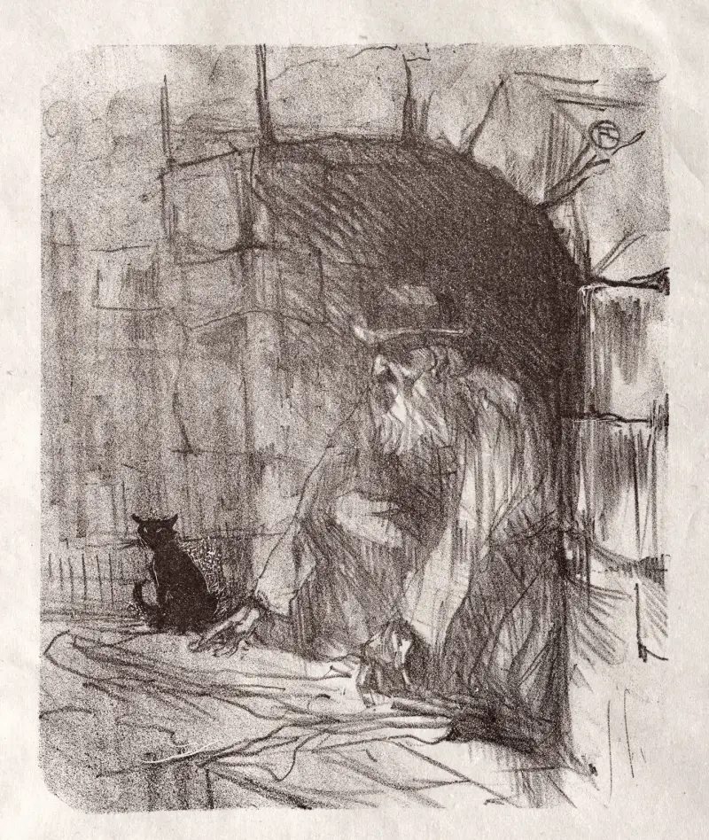 Ein Kellerladen in Krakau von Henri de Toulouse-Lautrec