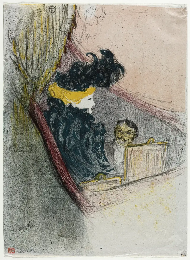 En furstlig idyll, Clara Ward av Henri de Toulouse-Lautrec