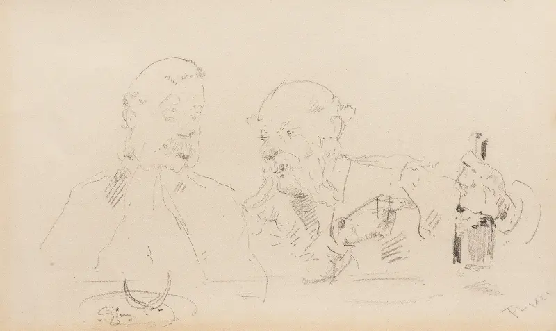 À table av Henri de Toulouse-Lautrec