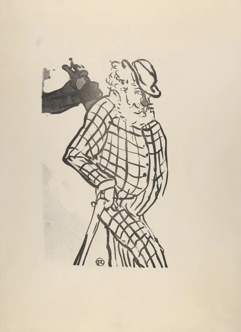 American Singer av Henri de Toulouse-Lautrec