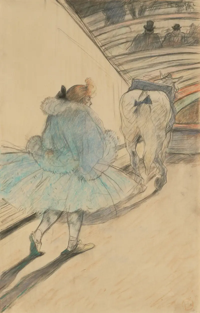 Im Zirkus; Einzug in die Manege von Henri de Toulouse-Lautrec