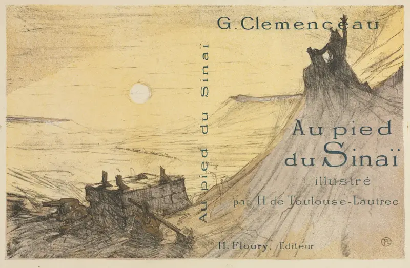 Vid foten av Sinai – främre omslag av Henri de Toulouse-Lautrec