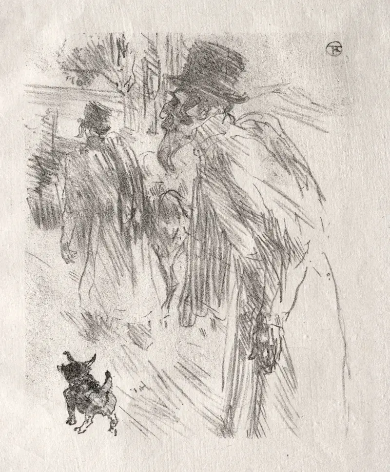 Vid foten av Sinai: De polska judarna, Karlsbad av Henri de Toulouse-Lautrec