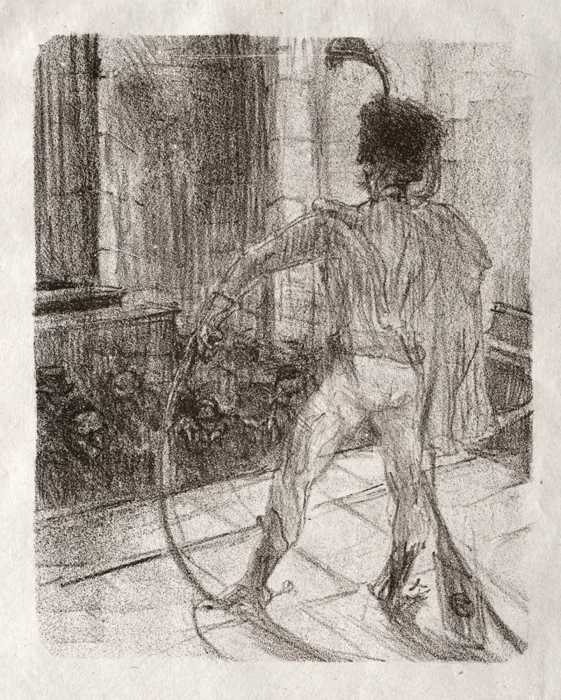 Am Fuße des Sinai: Schlomé Fuss in der Synagoge von Henri de Toulouse-Lautrec