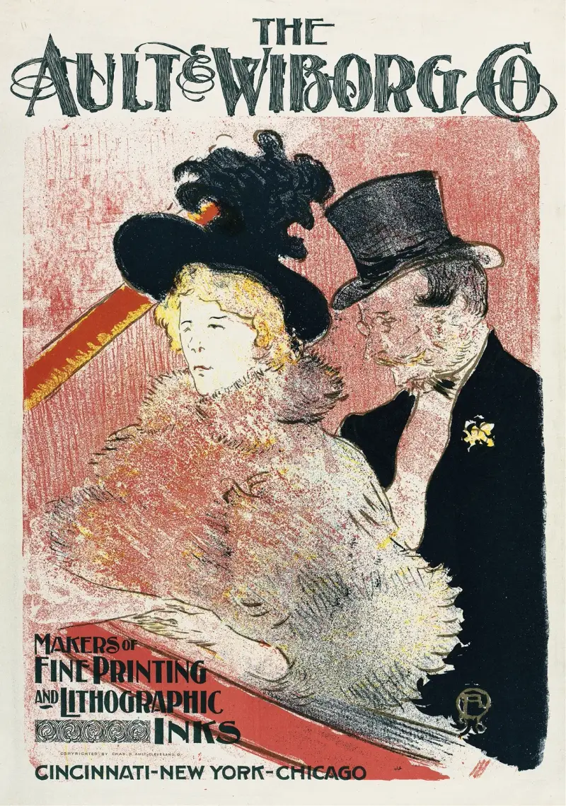 Ault och Wiborg, annons 105 av Henri de Toulouse-Lautrec