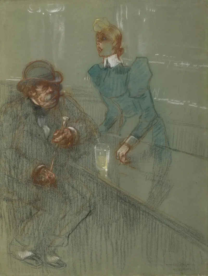 Bar-maid av Henri de Toulouse-Lautrec