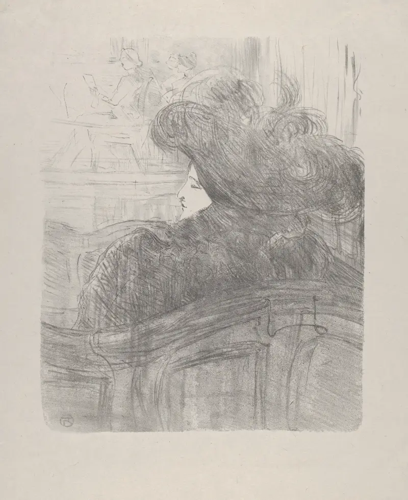 Cléo de Mérode av Henri de Toulouse-Lautrec