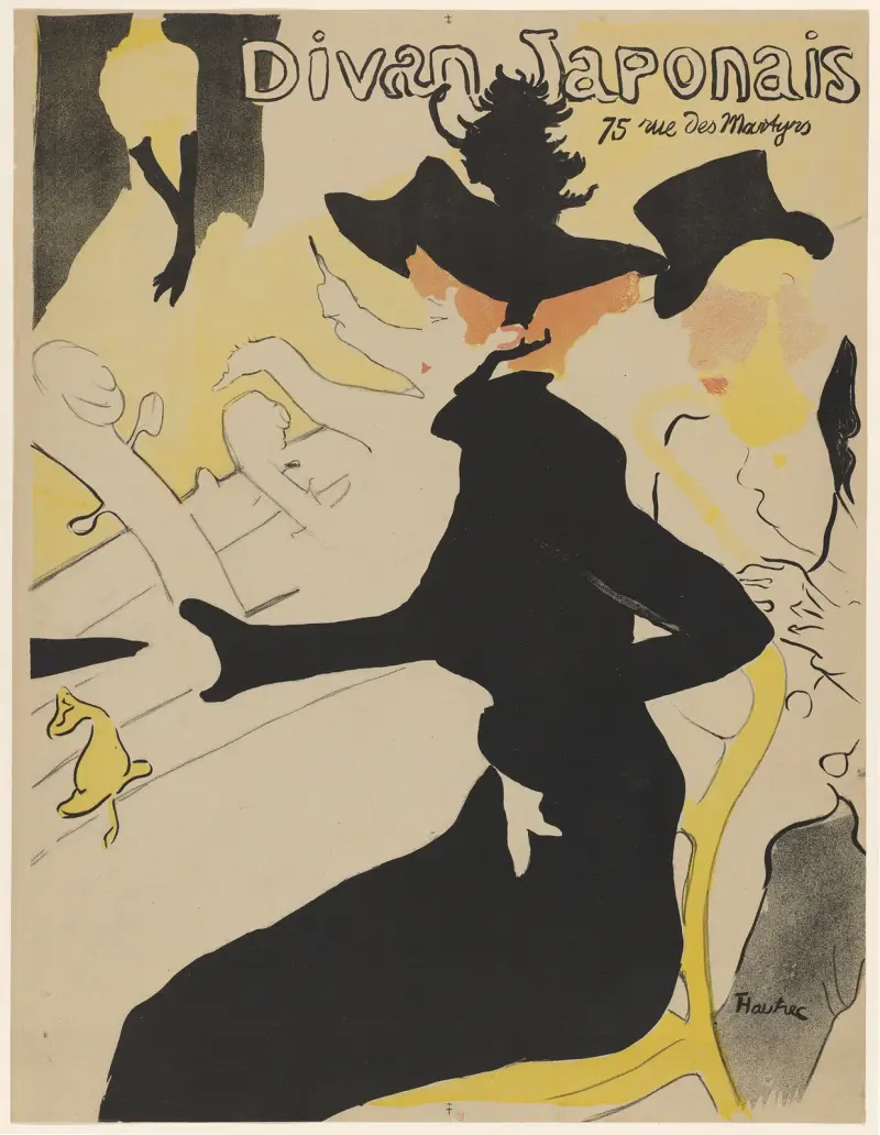 Divan japonais, Henri de Toulouse-Lautrec