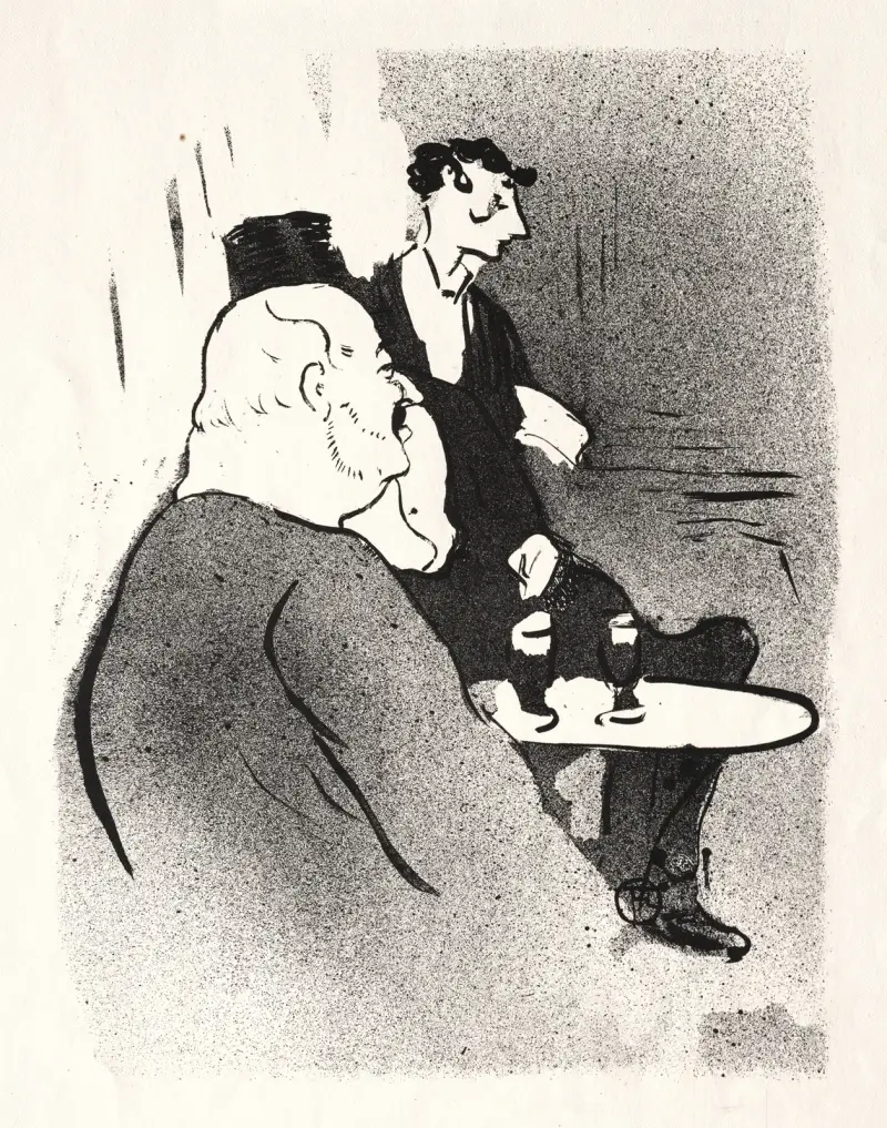 Ducarre på Les Ambassadeurs av Henri de Toulouse-Lautrec