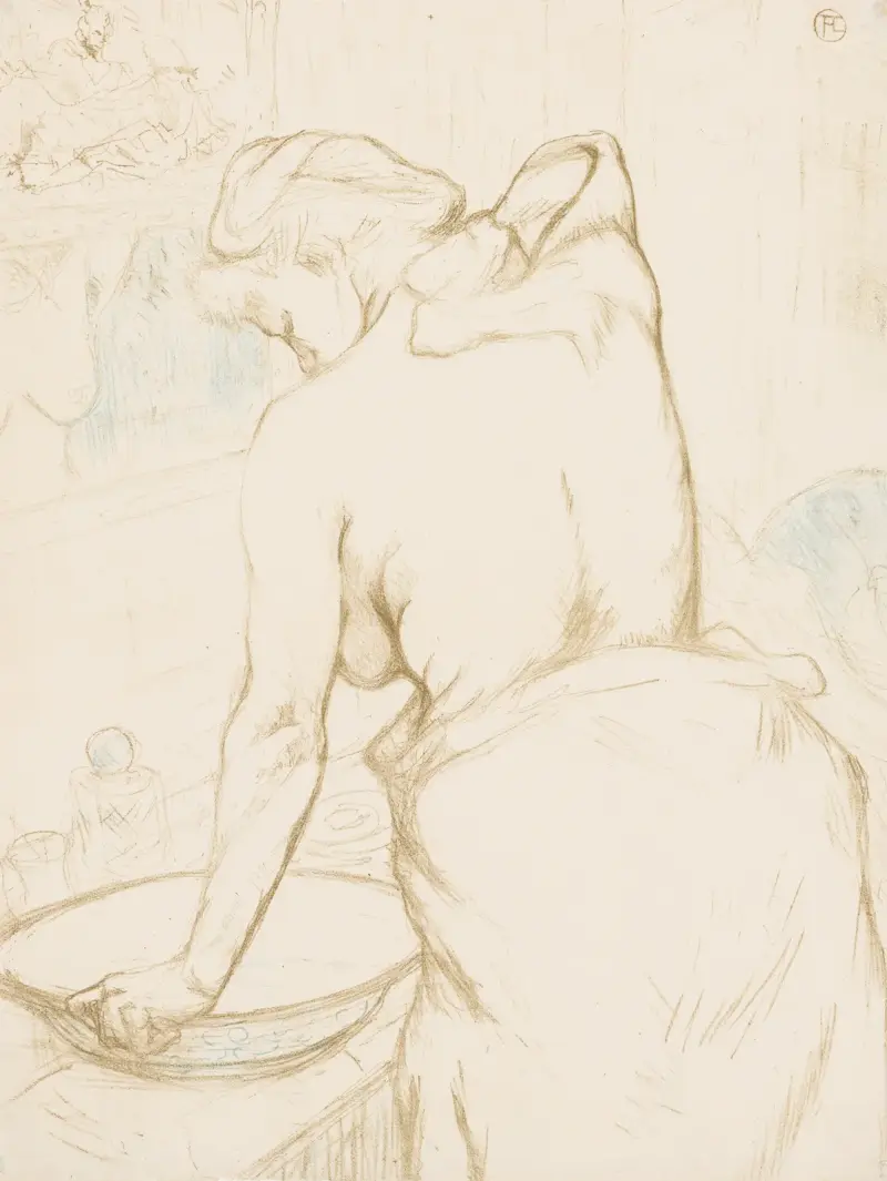 Elles: Toaletten av Henri de Toulouse-Lautrec