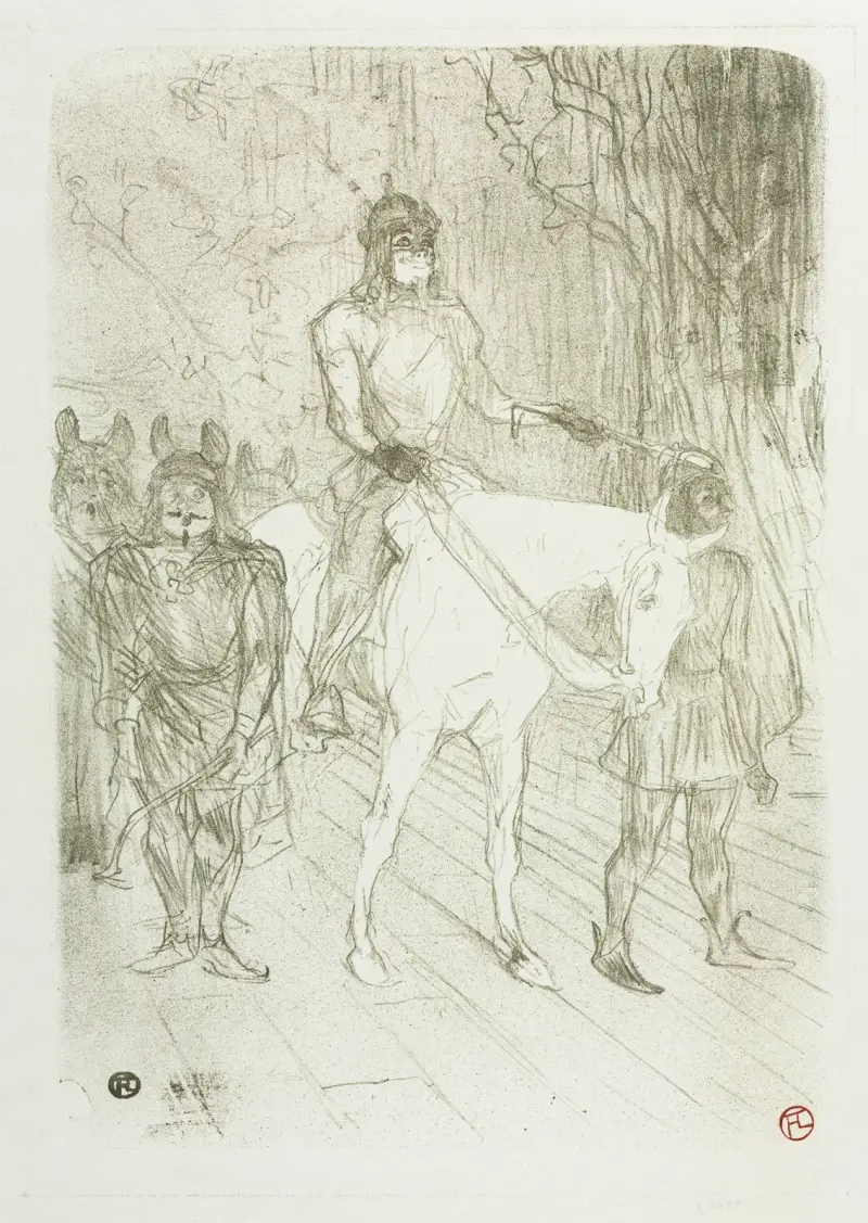 Entré de Brasseur i Chilpéric av Henri de Toulouse-Lautrec