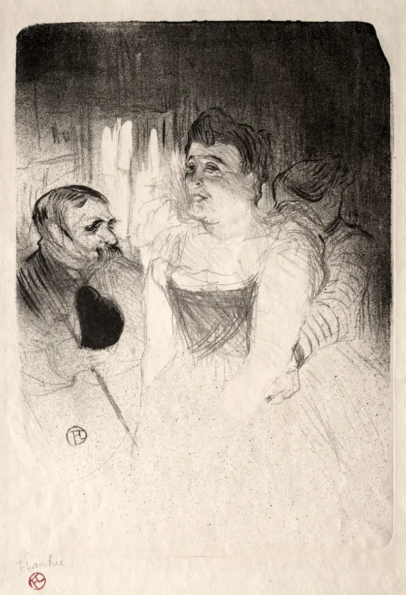 Judic i logen av Henri de Toulouse-Lautrec