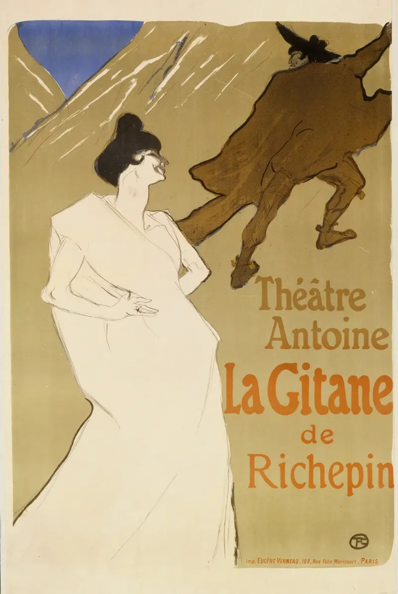 La Gitane – Théâtre Antoine av Henri de Toulouse-Lautrec
