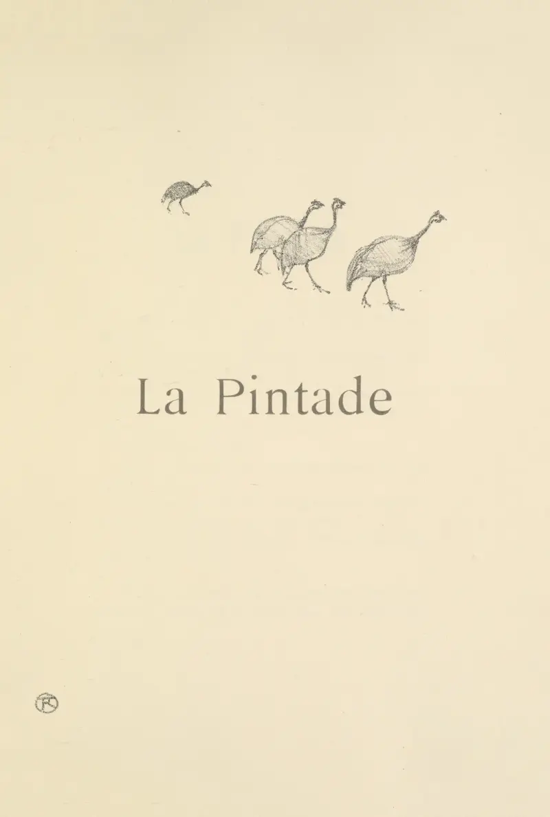 La Pintade av Henri de Toulouse-Lautrec