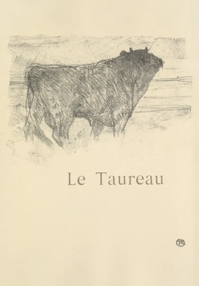 Le Taureau av Henri de Toulouse-Lautrec