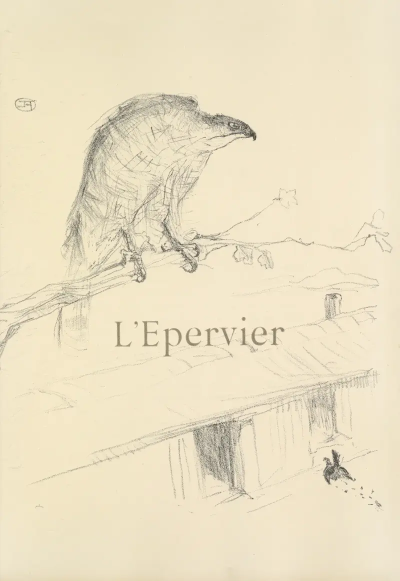 L’Epervier av Henri de Toulouse-Lautrec