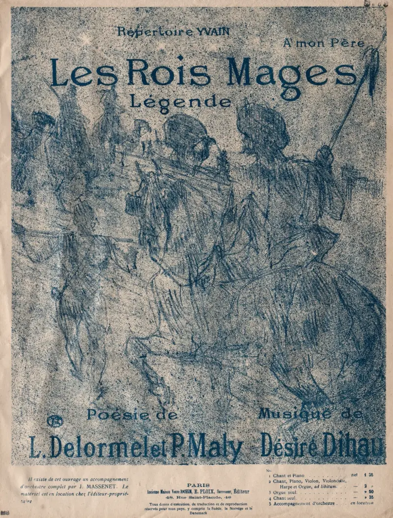 Les Rois Mages av Henri de Toulouse-Lautrec